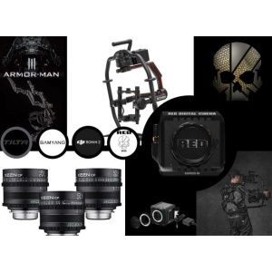 Alquiler Pack Red Komodo 6K + Samyang Xeen 24-50-85 CF T1.5 + DJI Ronin 2 + Tilta Armor man 3.0