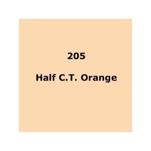 Alquiler Filtro de color Half 1/2 CT Orange Lee 205 (1,20 x 1,20m) Madrid