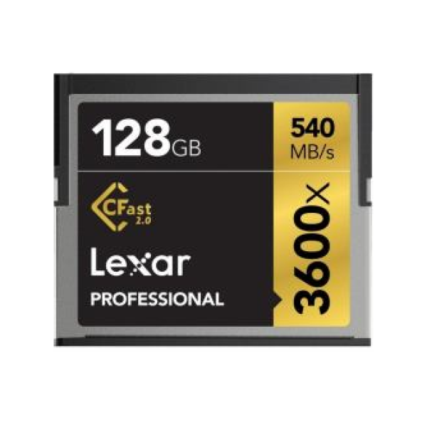 Alquiler Tarjeta Lexar Professional 3600X 128GB 540MBs para Arri Madrid