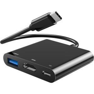 Alquiler Adaptador 3 en 1 de tipo c a USB/mini HDMI/ tipo c Madrid