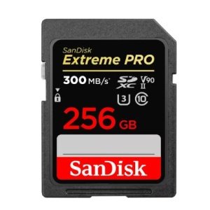 Alquiler tarjeta Sandisk Extreme PRO 256gb 300MB/s UHS-II Madrid