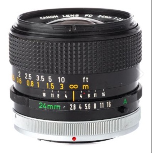 Alquiler Canon FD SSC 24mm Madrid