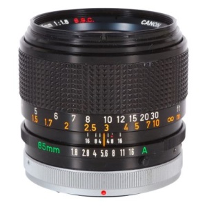 Alquiler Canon FD SSC 85mm Madrid