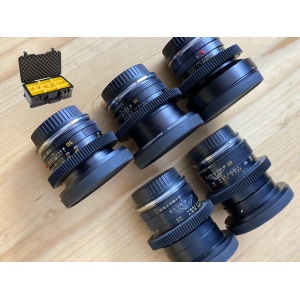 Alquiler set objetivos cine Leica R 19, 35, 50, 60, 90 Madrid