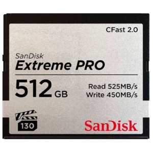 Alquiler Tarjeta Sandisk Extreme Pro 512GB 525MBs CFast 2.0 Madrid