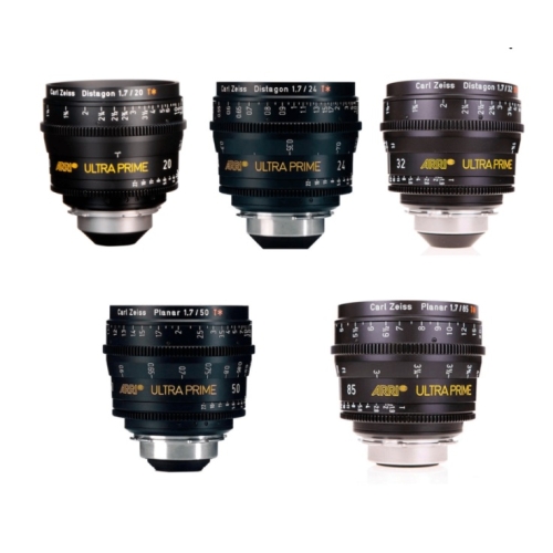 Alquiler Kit objetivo de cine Arri Ultraprime 16mm 24mm 32mm 50mm 85mm Madrid